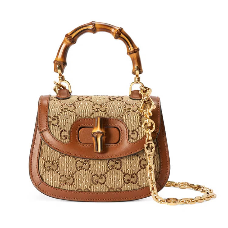 Gucci Bamboo 1947 Mini Top Handle Bag