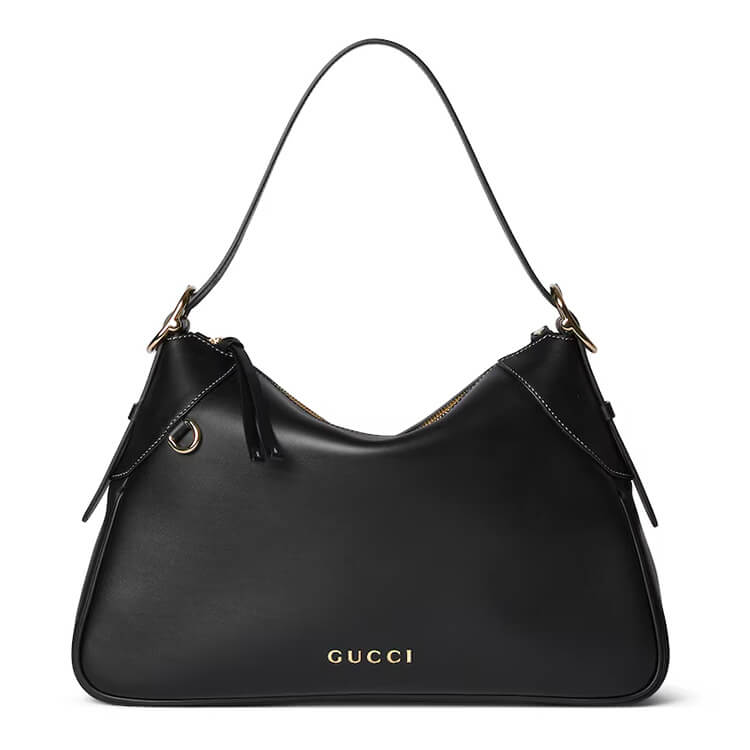 Gucci GG Emblem Large Shoulder Bag